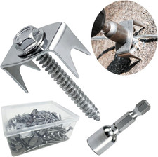 100 Pcs Fence Staples for Wire Fencing, 1.6 Inch Galvanized Steel Fasteners with Staple Wire price
