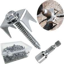 200 Pcs Fence Staples for Wire Fencing, 1.6 Inch Galvanized Steel Fasteners with Staple Wire price
