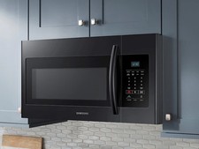 SAMSUNG 1.6 CU FT OVER-THE-RANGE MICROWAVE IN BLACK STAINLESS me16h702seb Built-in Microwave Ovens price