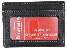 New Genuine Leather Slim Card Holder Wallets For Men - Minimalist Unisex Card Holder price
