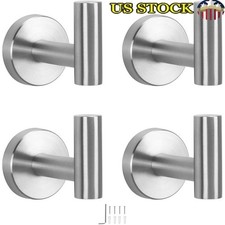Rustproof Wall Mount Towel Rack Stainless Steel Bathrobe Hanger Easy Install New Bathrobe Hanger price