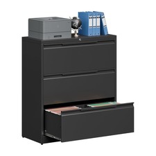 Metal Lateral Filing Cabinet 3 Drawer Home Office Locking File Cabinet Organizer Filing Cabinet price