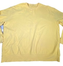 Croft & Barrow Long Sleeve Jersey Sweatshirt Mens X-Large Yellow Crew Neck T-Shirt & Sweatshirt (Outdoor) price