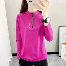Outdoor Running Long Sleeve T-shirt, Women Hiking Sweatshirt, Breathable Sport T T-Shirt & Sweatshirt (Outdoor) price