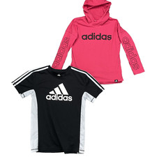 Adidas T-Shirt /Sweatshirt Youth Medium Pink Athleisure Outdoor Performance Gym T-Shirt & Sweatshirt (Outdoor) price