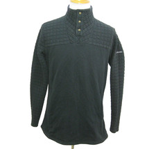 Columbia Black Sweatshirt Mens XL Quilted Long Sleeve Shirt Hiking Outdoor Top T-Shirt & Sweatshirt (Outdoor) price