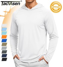 TACVASEN UPF50+ Mens UV Sun Shirt Performance Outdoor Fishing Casual Hoodie Tops T-Shirt & Sweatshirt (Outdoor) price