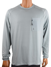 Bass Outdoor Mens T-Shirt New L Blue 1 Pocket Crew Neck Long Sleeves Sweatshirt T-Shirt & Sweatshirt (Outdoor) price