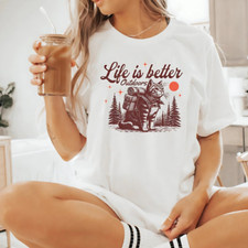 Life Is Better Outdoors T Shirt, Long Sleeve, Sweatshirt and Hoodie. T-Shirt & Sweatshirt (Outdoor) price
