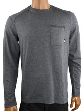 Bass Outdoor Mens T-Shirt New L Gray 1 Pocket Crew Neck Long Sleeves Sweatshirt T-Shirt & Sweatshirt (Outdoor) price