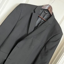 Men's Black Blazer Suit Jacket 48R Angelo Rossi Men's Suit price