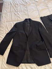 Men’s black apt 9 Suit- 40R, 33x30 Pants.  Regular Fit Men's Suit price