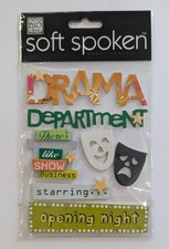 Drama Department Club School Play Theater Scrapbooking Stickers By Soft Spoken Theater - Play price