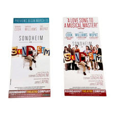 Sondheim on Sondheim Lot 2 Theater Play Flyer Ad Preview & Standard Broadway Theater - Play price