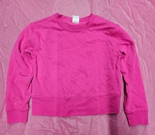 ATHLETIC Kids Girls Pink Pullover Sweatshirt Size Kids M 7-8 Girls' Sweatshirt price