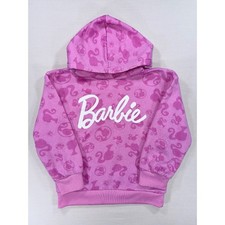 Barbie Pink Logo Hoodie Sweatshirt Girls Size 6 Girls' Sweatshirt price