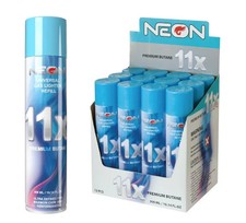 Wholesale Twelve (12) Cans of Neon 11x Ultra Refined Butane Fuel Lighter Refill Lighter price