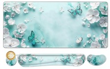 Large Mouse Pad Desk Pad Set, Wrist Rest Support Desk Mat for Keyboard and Mo... Desk Pad Set price
