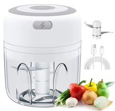 300ML Electric Garlic Chopper USB Charging Food Meat Crusher Stainless Steel New Choppers / Food Processors price