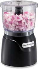 HAMILTON BEACH ELECTRIC VEGETABLE CHOPPER & MINI FOOD PROCESSOR, 3-CUP, 350 WATT Choppers / Food Processors price