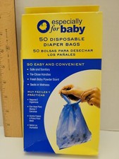 50 count Baby Diaper Disposal Bags w/ Tie Close Handles Baby Powder Scented Diaper Disposal Bags price