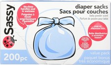 Baby Disposable Diaper Sacks, 200 Count, Packaging may vary Diaper Disposal Bags price
