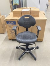 ULINE H-3732 & H-3738 Deluxe Work Stool - Polyurethane, Adjustable Office Chair Office Work Chair price