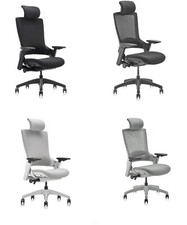 Ergonomic Swivel Office Chair Headrest Adjustable Height Upholstered Back 4D Arm Office Work Chair price