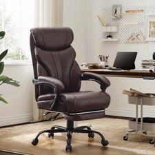 PU Leather Office Chair ,Ergonomic Computer Work Chair Desk Chair with Footrest Office Work Chair price