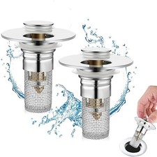 Stainless Steel Floor Drain Filter, Isolate Odor Pop Up Sink Drain Filter（2Pcs） Sink price