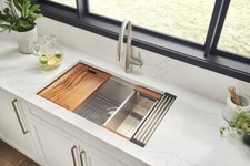 Ruvati 32-inch Workstation Undermount Single Bowl Kitchen Sink - RVH8301 Sink price