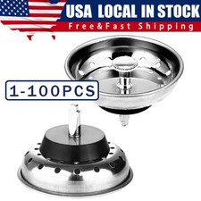 Stainless Steel Home Kitchen Sink Drain Stopper Basket Strainer Waste Plug Lot Sink price
