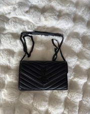 Saint Laurent Black  ysl wallet/clutch/ crossbody Clutch Bag price