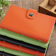 Leather 240/300 Slots Business/ID/Credit Card Holder Organizer, Magnetic Closure Business Card Holder price
