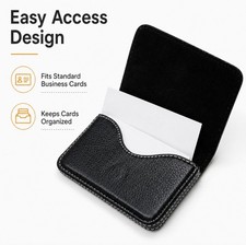 PU Leather Business Card Holder Pocket Wallet Case with Magnetic Closure Business Card Holder price