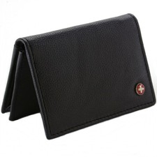 Alpine Swiss Genuine Leather Thin Business Card Case Minimalist Wallet Business Card Holder price