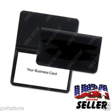 Business Card • License • Credit Card • ID / Mini Thin Black Wallet Holder Business Card Holder price