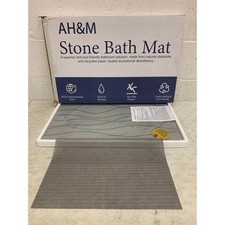 AH&M Stone Bath Mat Fast Dry & Non-Slip 23.6" x15.3 Water Absorption, Light Gray Bathroom Rug price