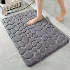 3d Cobblestone Bath Mat Non Slip Absorbent Quick Dry Bathroom Rug Bathroom Rug price