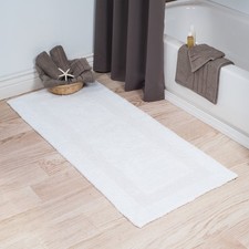 100% Cotton Bath Mat Long Reversible Bathroom Rugs Soft Shower Mat 60"x24" Bathroom Rug price