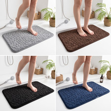 Bath Mat Non Slip Quick Dry Coblestone Bathroom Rug 3D Absorbent Door Mat Carpet Bathroom Rug price