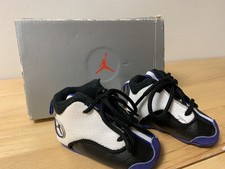 Vintage 1998 Nike Air Jordan Jumpman Pro White/Black/Ultramarine Sneaker - Sz 1C Baby Shoes price