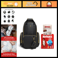 Diaper Bag Bundle with Baby Diapers & Skin Essentials Wipes - Newborn Care Set Baby Care Bag price