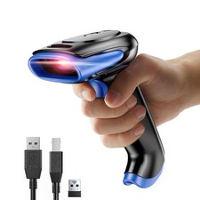 3in1 2D Bluetooth Wireless Barcode Scanner Handheld Cordless USB QR Code Reader Barcode Readers price