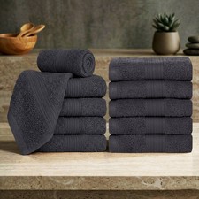 Ample Decor Wash Cloths Pack of 5/10/20/50/200 100% Cotton 12x12 Inches Bath Towel price