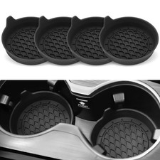 2/4PCS Car Cup Coaster Silicone Car Coaster Insert Non-Slip Universal Cup Holder Coaster price