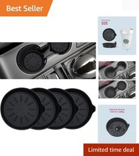 Car Coasters for Cup Holder Silicone Car Cup Holder Coasters 4 Pack Coaster price