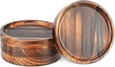 Wooden Coasters for Drinks - Natural Wood Drink Coasters Set for Modern Home Coaster price