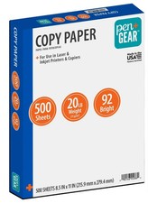 Pen+Gear Copy Paper, 8.5" x 11", 20 lb, White, 500 Sheets Copy Paper price