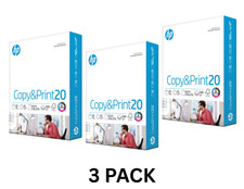 HP Printer Paper 8.5 x 11 Paper Copy &Print 20 lb 1 Ream Case -500 Sheets (3 Pk) Copy Paper price